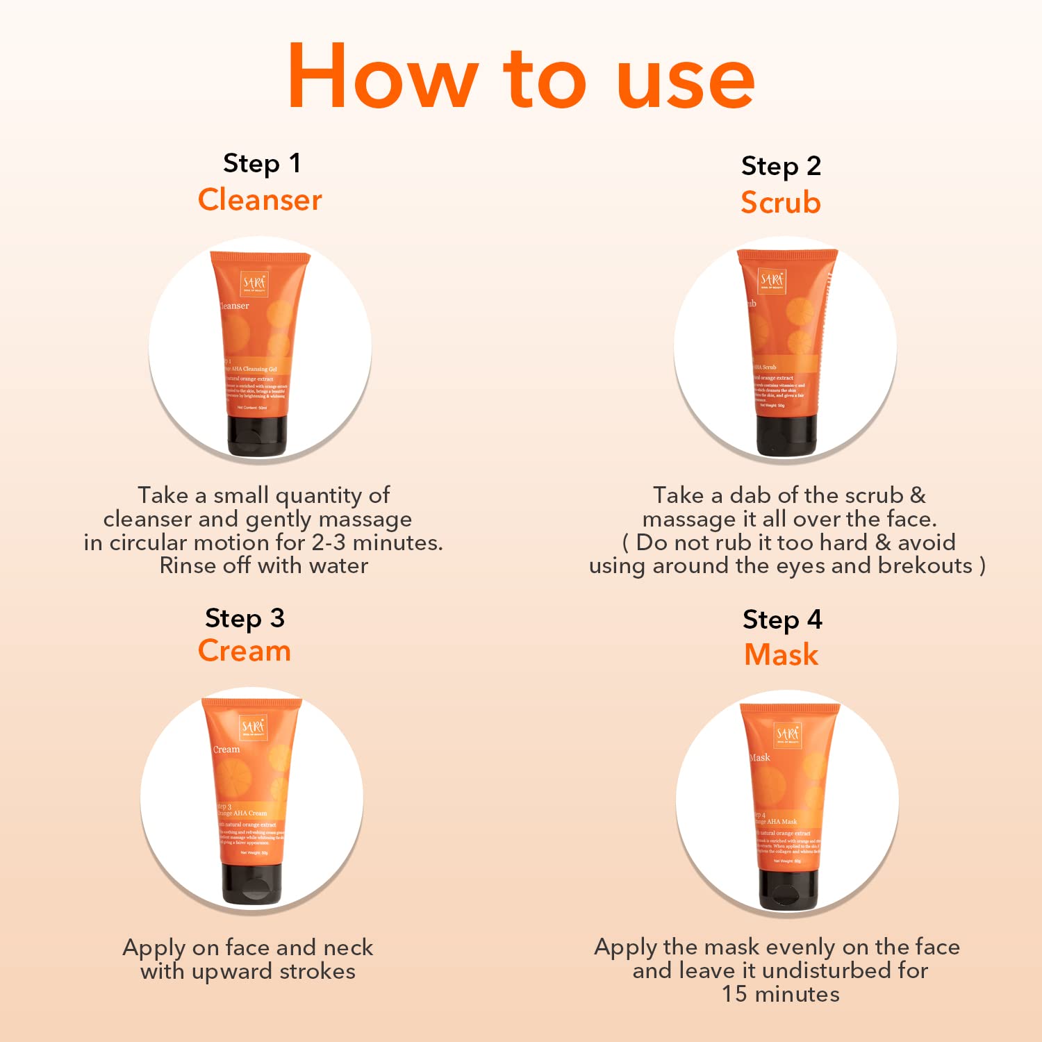 Sara Orange Facial Kit - Image 2