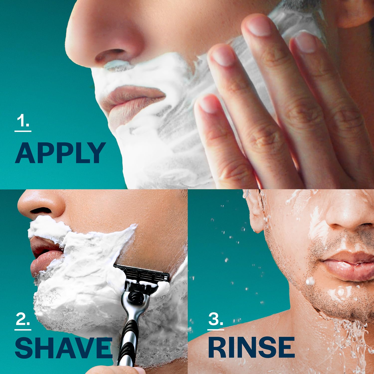 Gillette Classic Sensitive Shave Foam - 418 g (33% extra) - Image 3