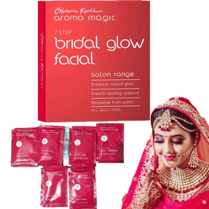 Aroma Magic 7 step Bridal Glow Facial Kit| Enhance Natural glow - Image 4