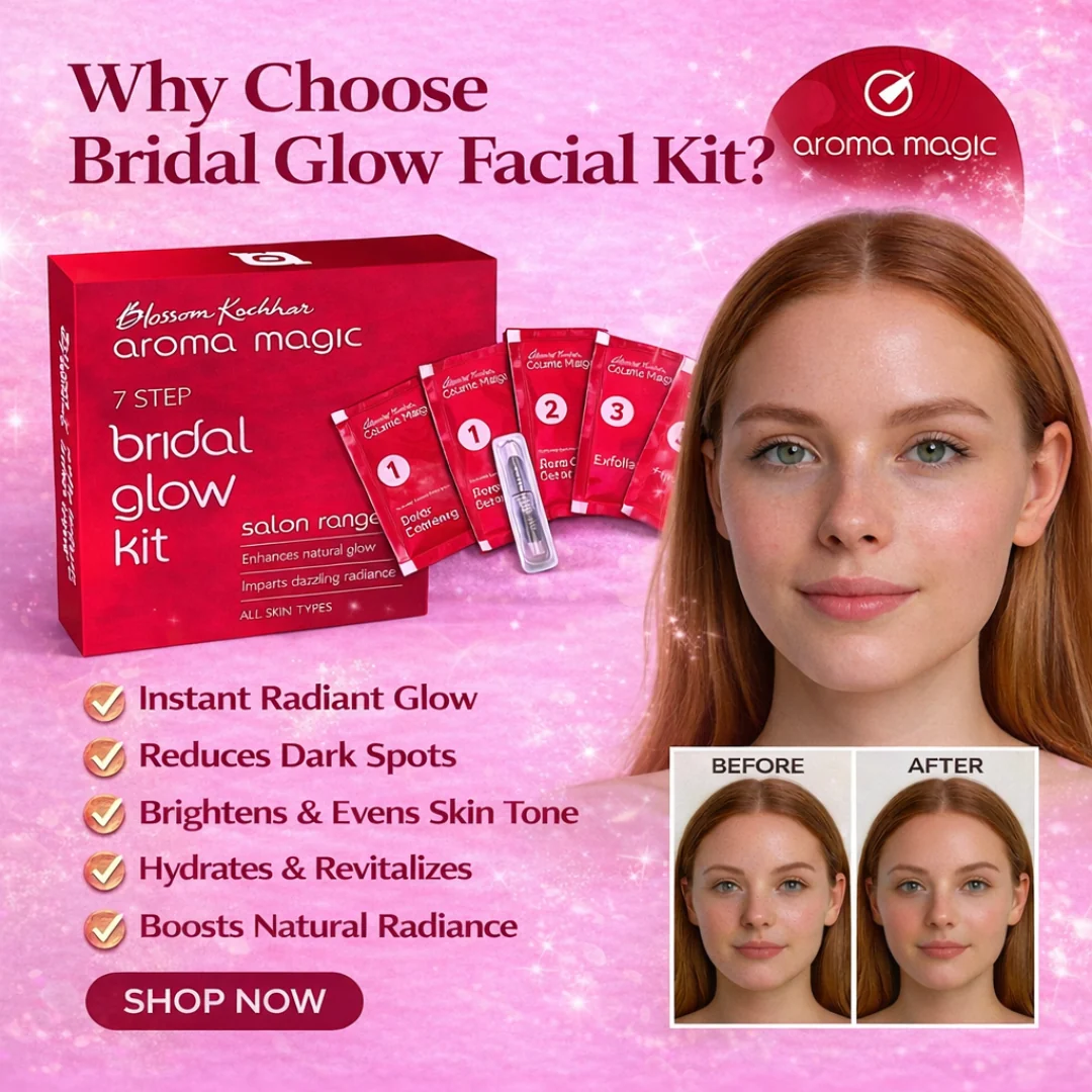 Aroma Magic 7 step Bridal Glow Facial Kit| Enhance Natural glow - Image 2