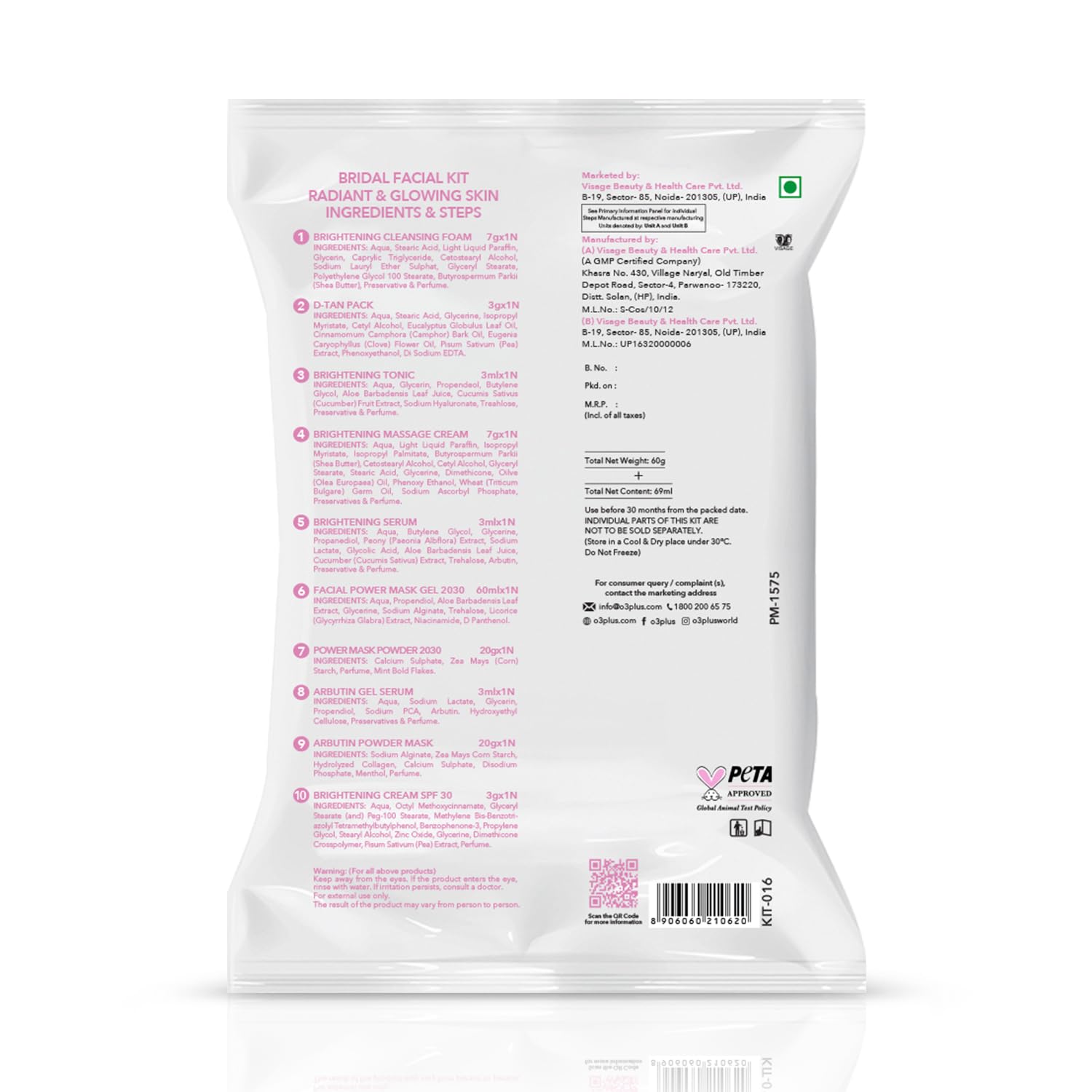 O3+ Bridal Facial Kit for Radiant & Glowing Skin - Image 7