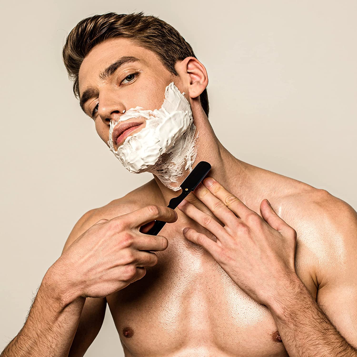 Professional Barber Straight Edge Safety Razor - Image 2