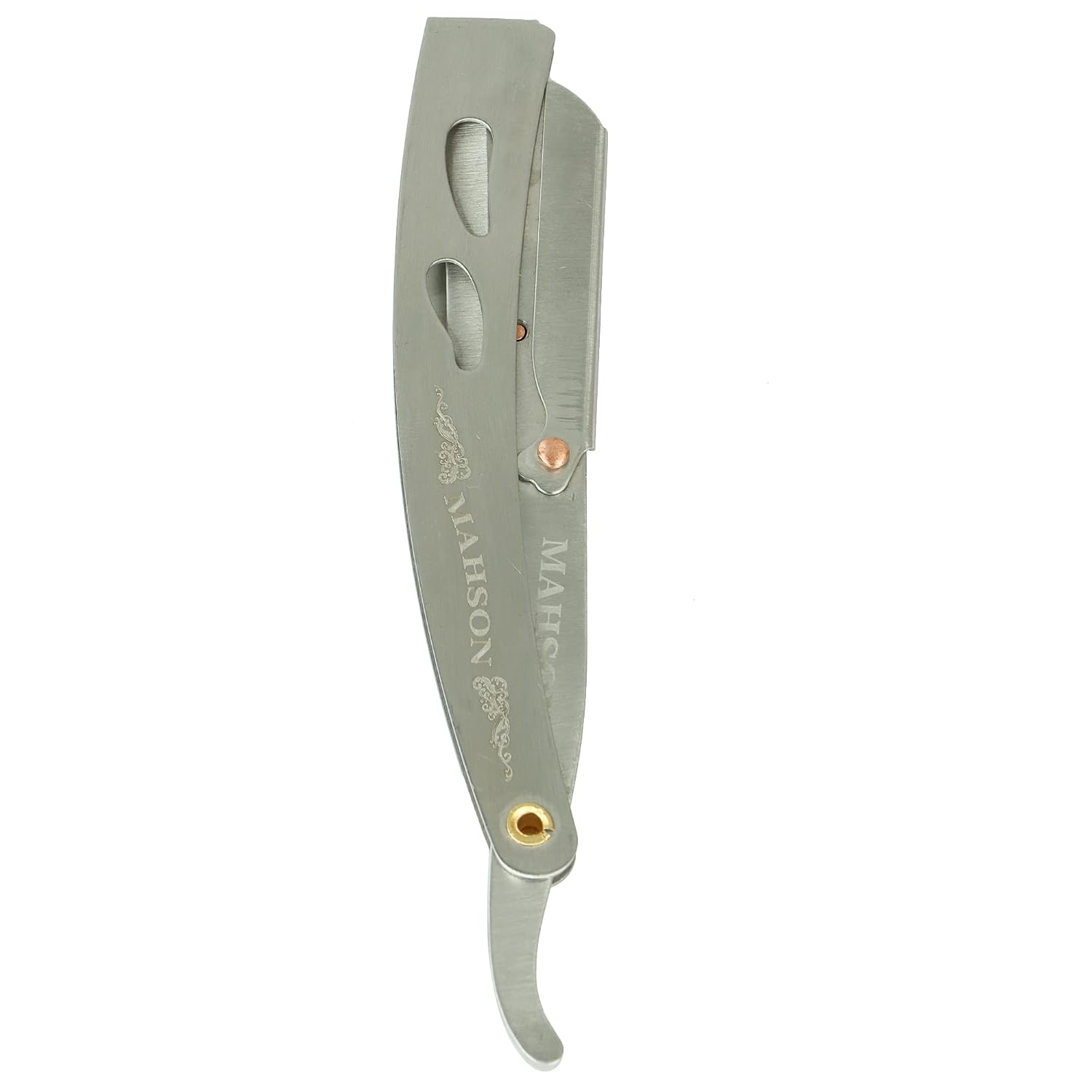 Professional Straight Edge Barber Razor | Stainless Steel Manual Shaving Razor for Men | Salon Use | Without Blade - Image 3