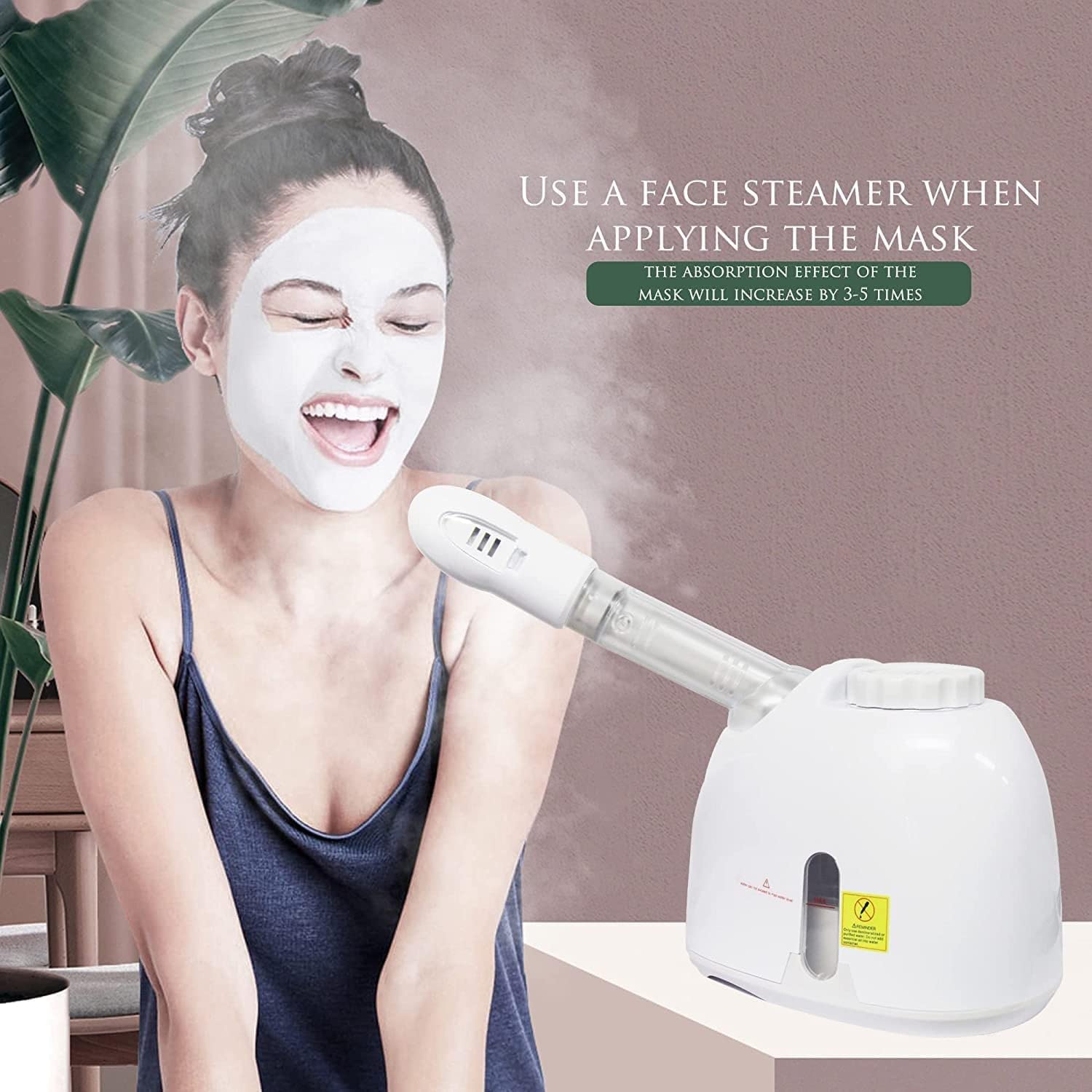 2 in 1 Facial Steamer and Hair Steamer Face Sauna Humidifier - Image 6
