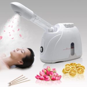 2 in 1 Facial Steamer and Hair Steamer Face Sauna Humidifier
