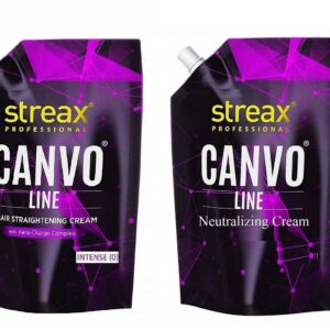 Streax Professional Canvoline Straightening Intense & Neutralizing (2 Items in the set)