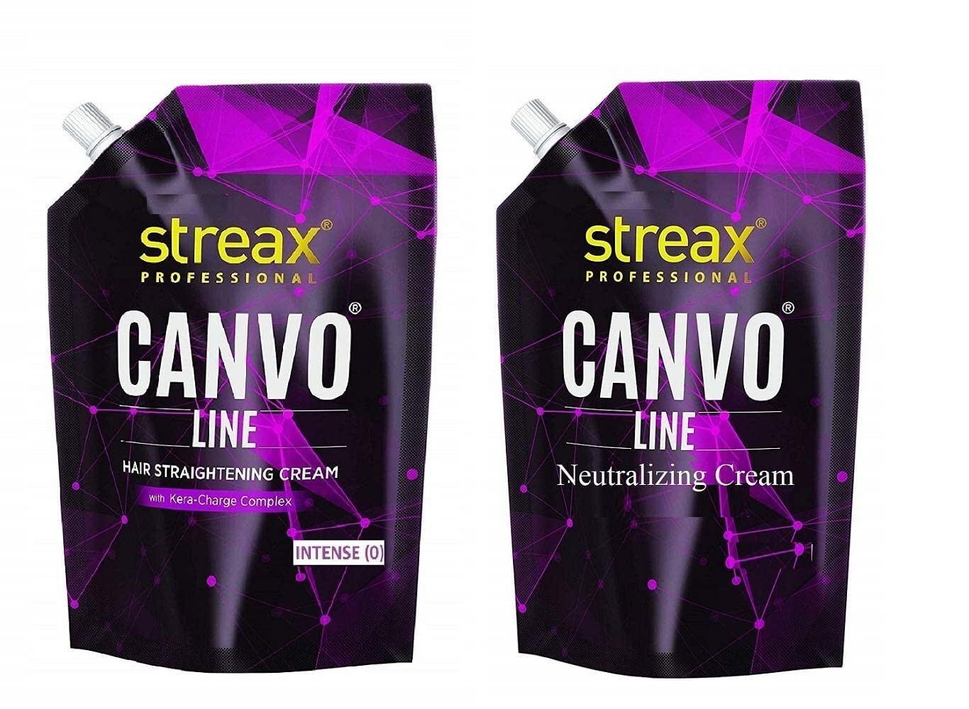 Streax Professional Canvoline Straightening Intense & Neutralizing (2 Items in the set)