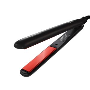 Ikonic Professional S3+ Hair Straightener, 1 Inch Ceramic Floating Plates With Ionic Technology,
