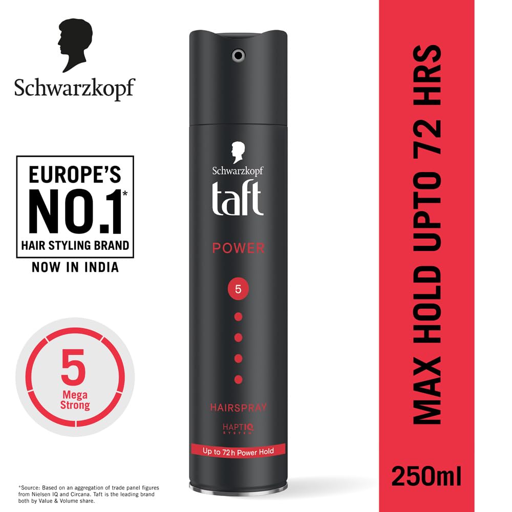TAFT Schwarzkopf Power Hair Spray - Image 5