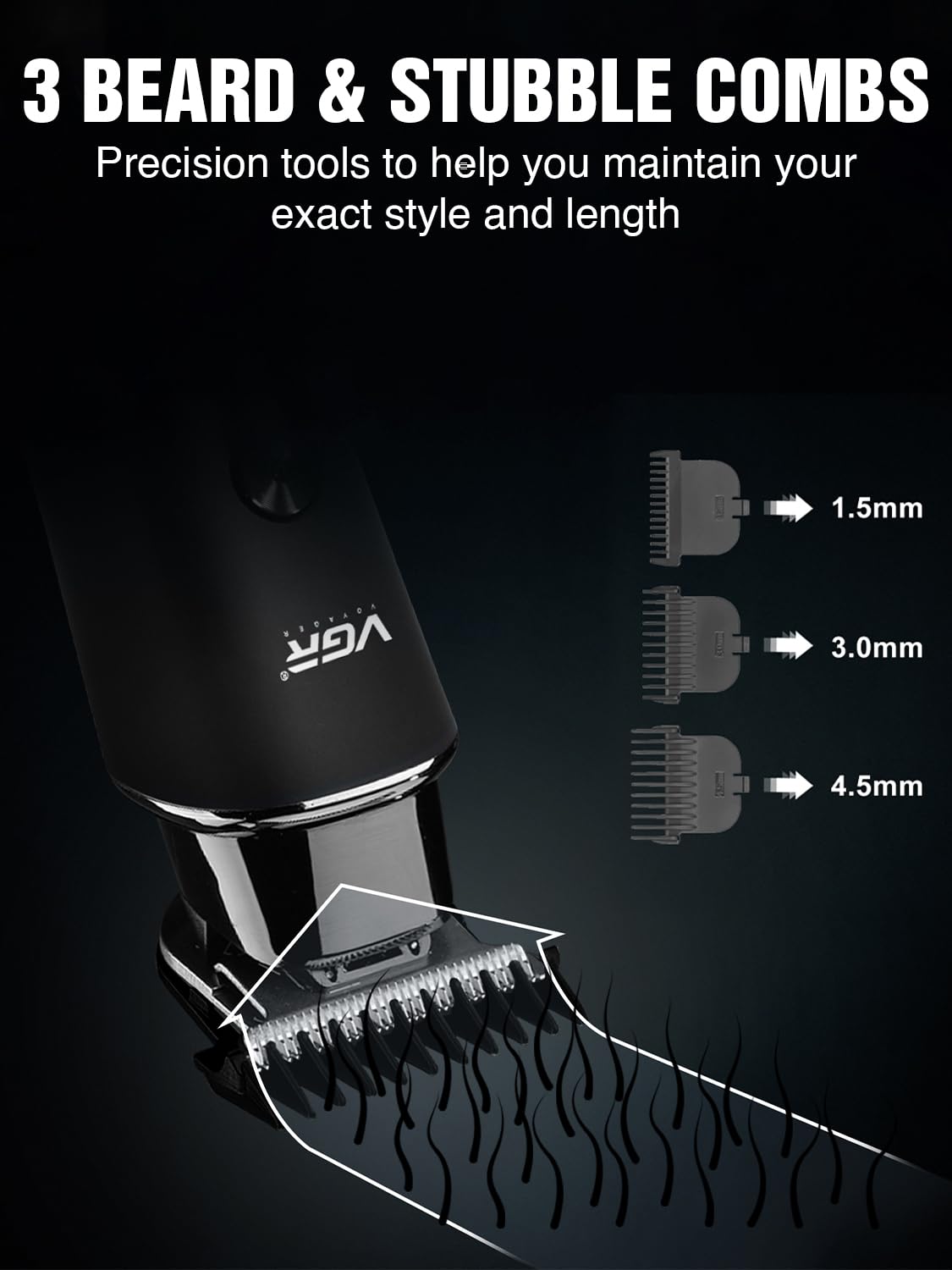 VGR V-937 Professional Hair Trimmer - Image 3
