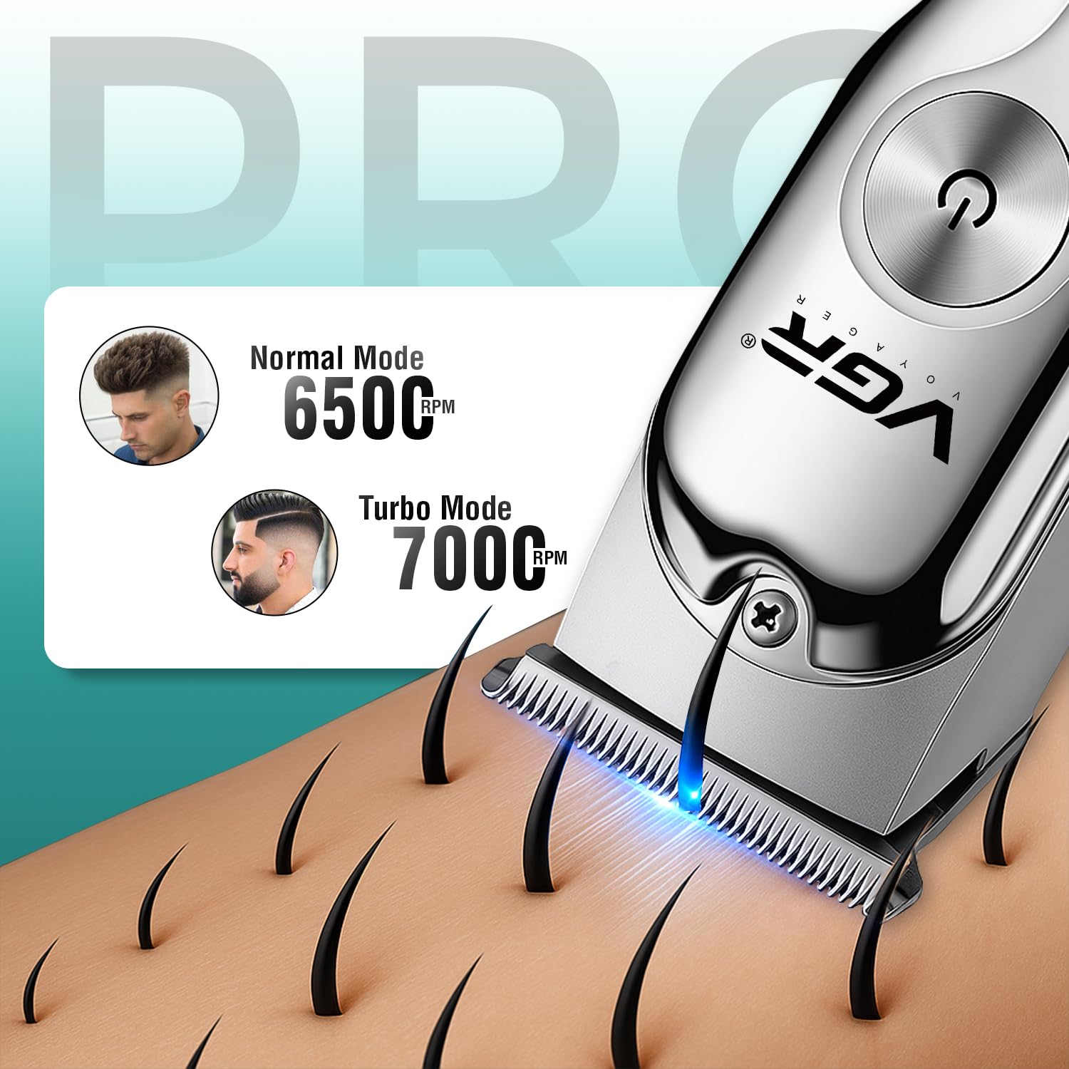 VGR V-071 Professional Beard Trimmer for Men - Image 6