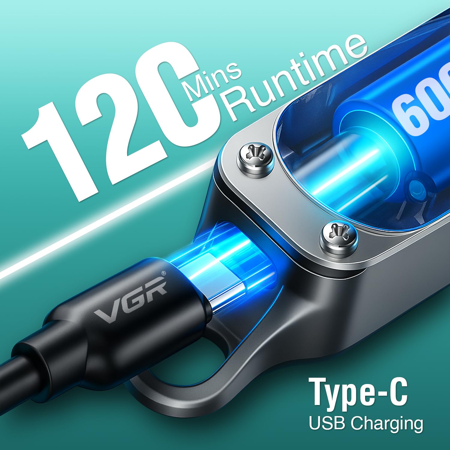 VGR V-071 Professional Beard Trimmer for Men - Image 4
