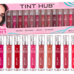 TINT HUB Matte Liquid Lipstick Set – 12 Pcs, Vivid Color, Long Stay & Non Transfer