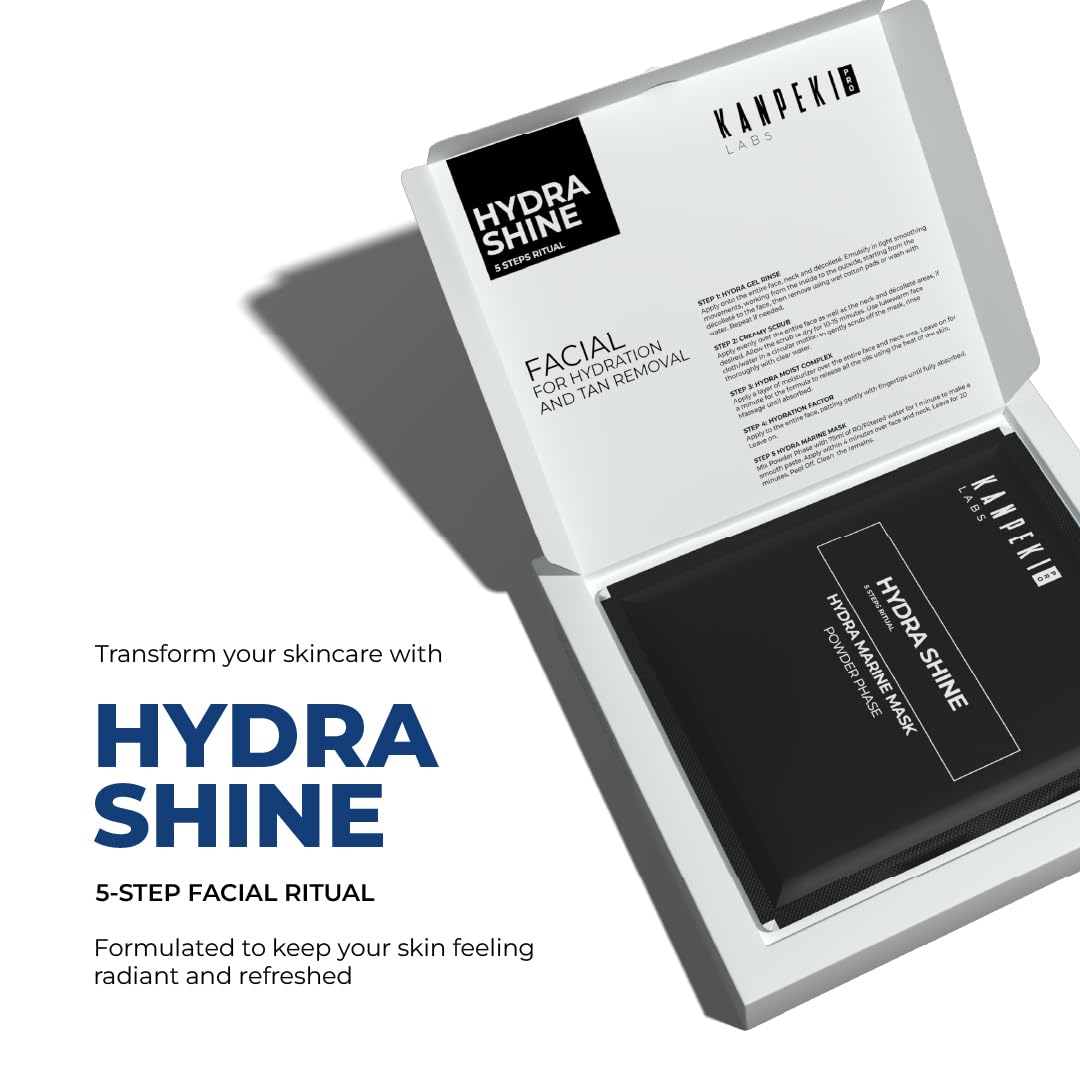 Kanpeki Hydra Shine 5-Step Facial Kit | Deep Hydration & Glow - Image 5