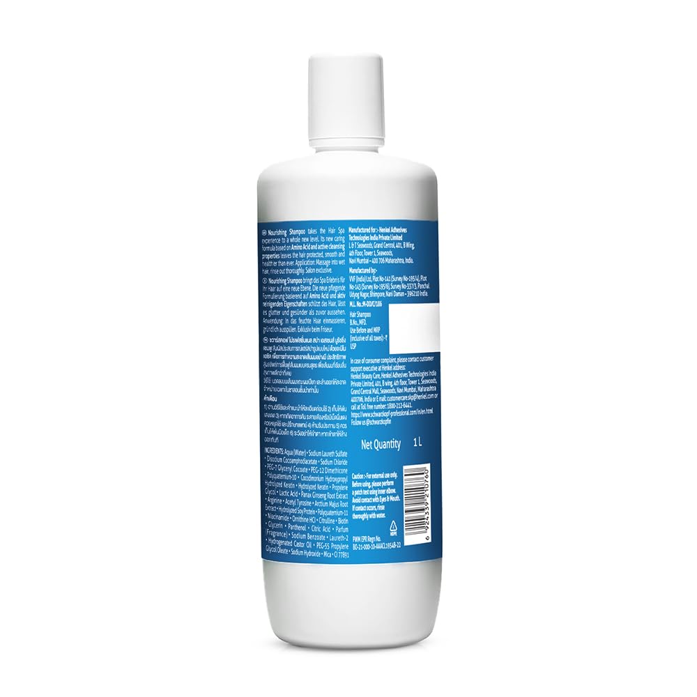 Schwarzkopf Professional Spa Essence Nourishing Shampoo | 1000 Ml - Image 6