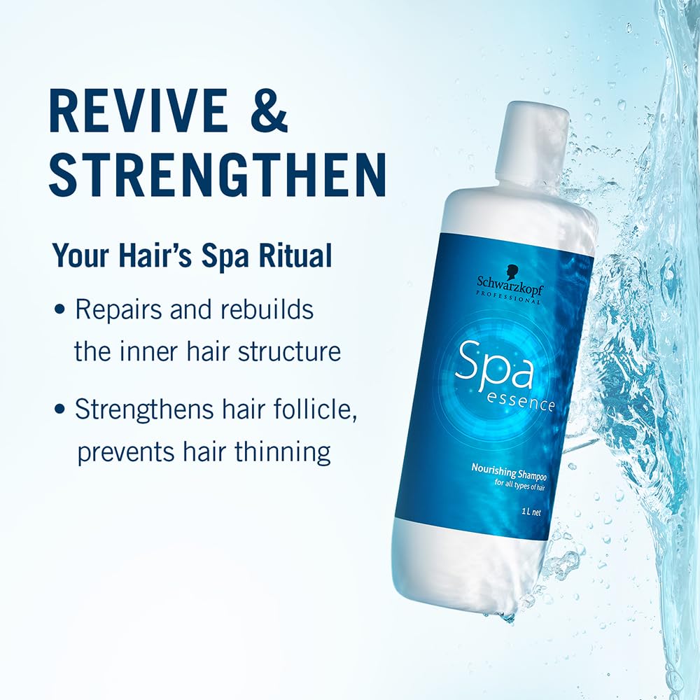 Schwarzkopf Professional Spa Essence Nourishing Shampoo | 1000 Ml - Image 2