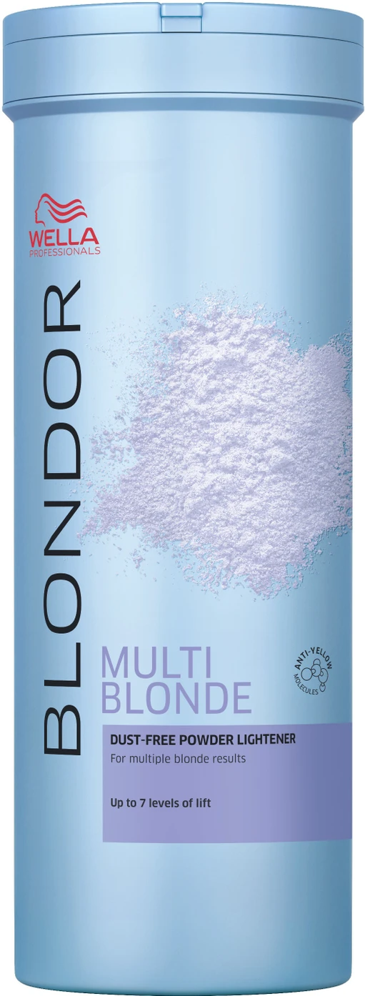 Wella Professionals Blondor Multi Blonde Powder – Dust-Free Powder Lightener